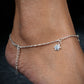 Starlite Silver Anklets