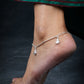 Duckling Dazzle Silver Anklets