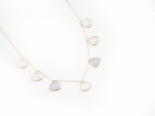 Delicate Rose Quartz Necklace