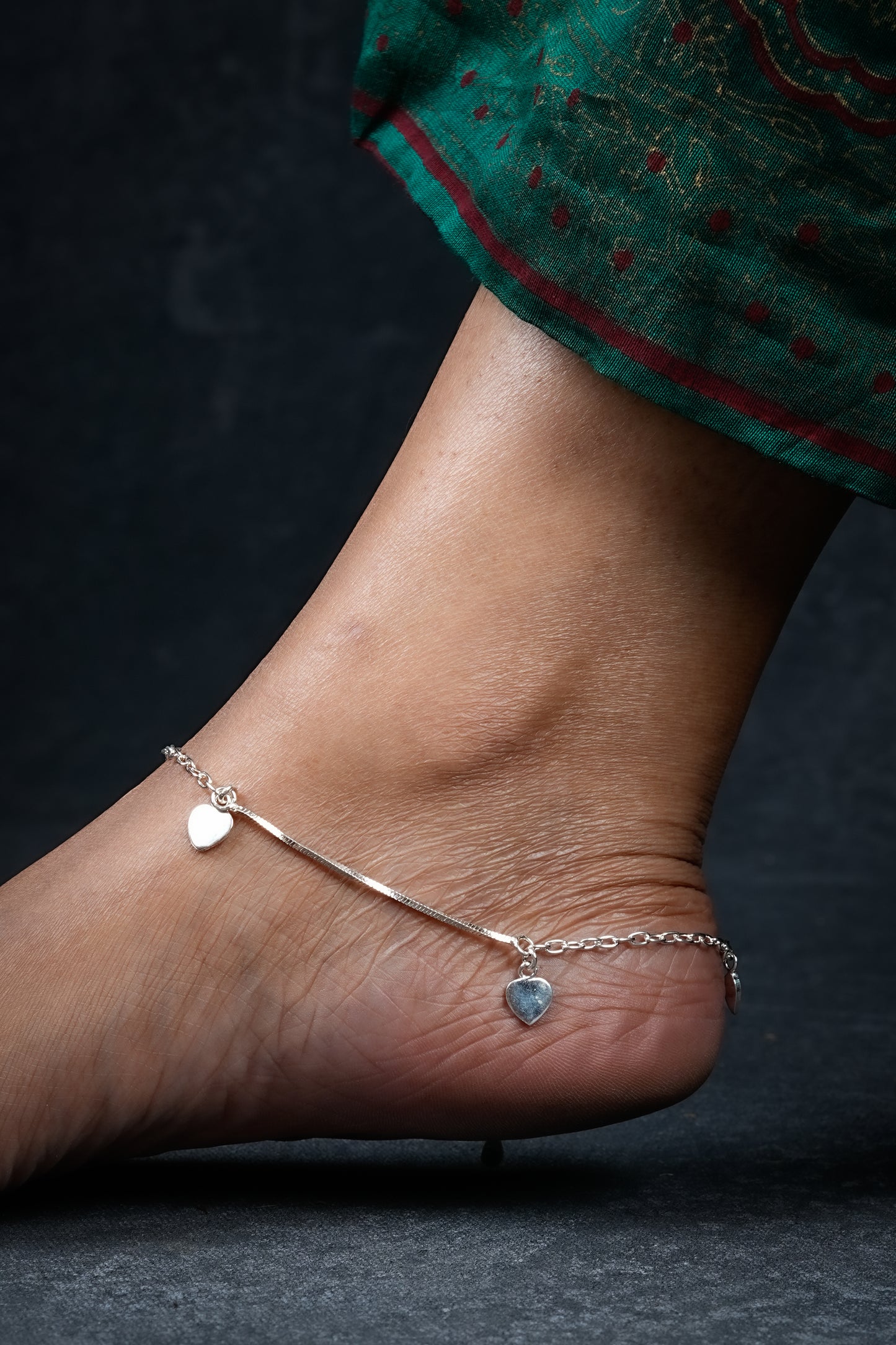 Dainty Heart Anklets