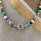 Semiprecious Multi Stone Hand Knotted Necklace