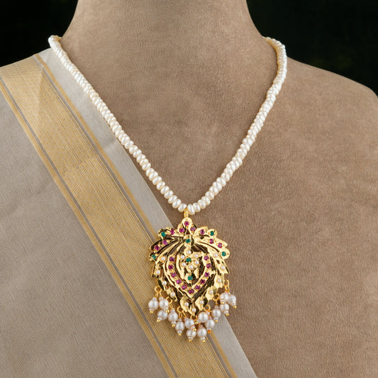 Huma Purani Dilli Gold Plated Silver Necklace Set