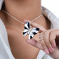 Radiant Rhythm Silver MOP Butterfly Pendant