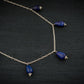 Lapis Lazuli Drops Necklace Set