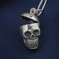 Men Openable Skull Pendant