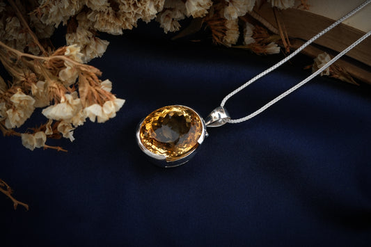 Natural Citrine Pendant