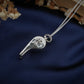 Silver Emergency Whistle Pendant