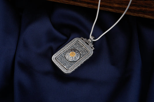 Revolving Tibetan Chakra Pendant