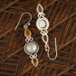 Freshwater Pearl Citrine Drop Earrings