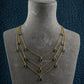 Blue Crystal Magic Layered Necklace