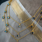 Blue Crystal Magic Layered Necklace