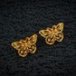 Beautiful Wings Gold-plated Butterfly Earrings