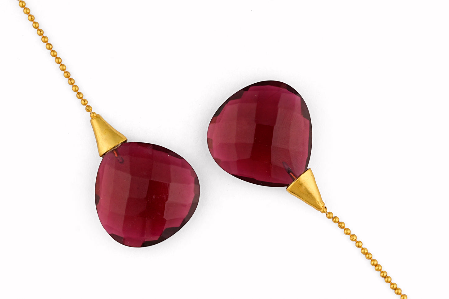 Ruby Drop Earrings