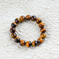 Tiger Stone Natural Gemstone Bracelet(12mm)