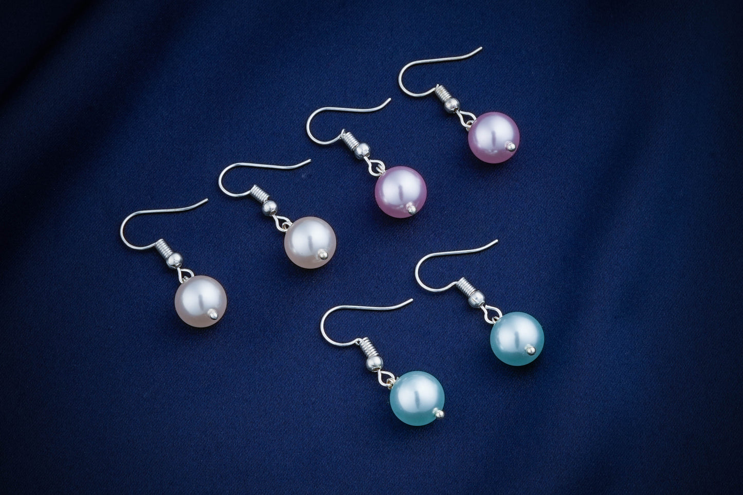 Eternal Glow Pearl Earrings Set