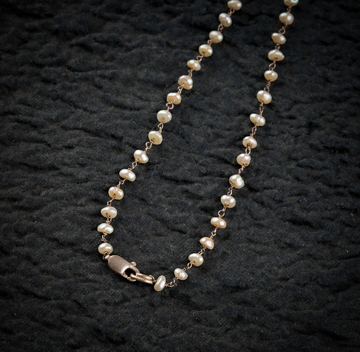 Pearl Silver Delicate Necklace