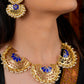 Maharani Necklace with Marigold Duet Earrings