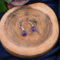 The Amethyst Drop Earrings