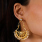 Lotus Mist Chaand Bali Earrings