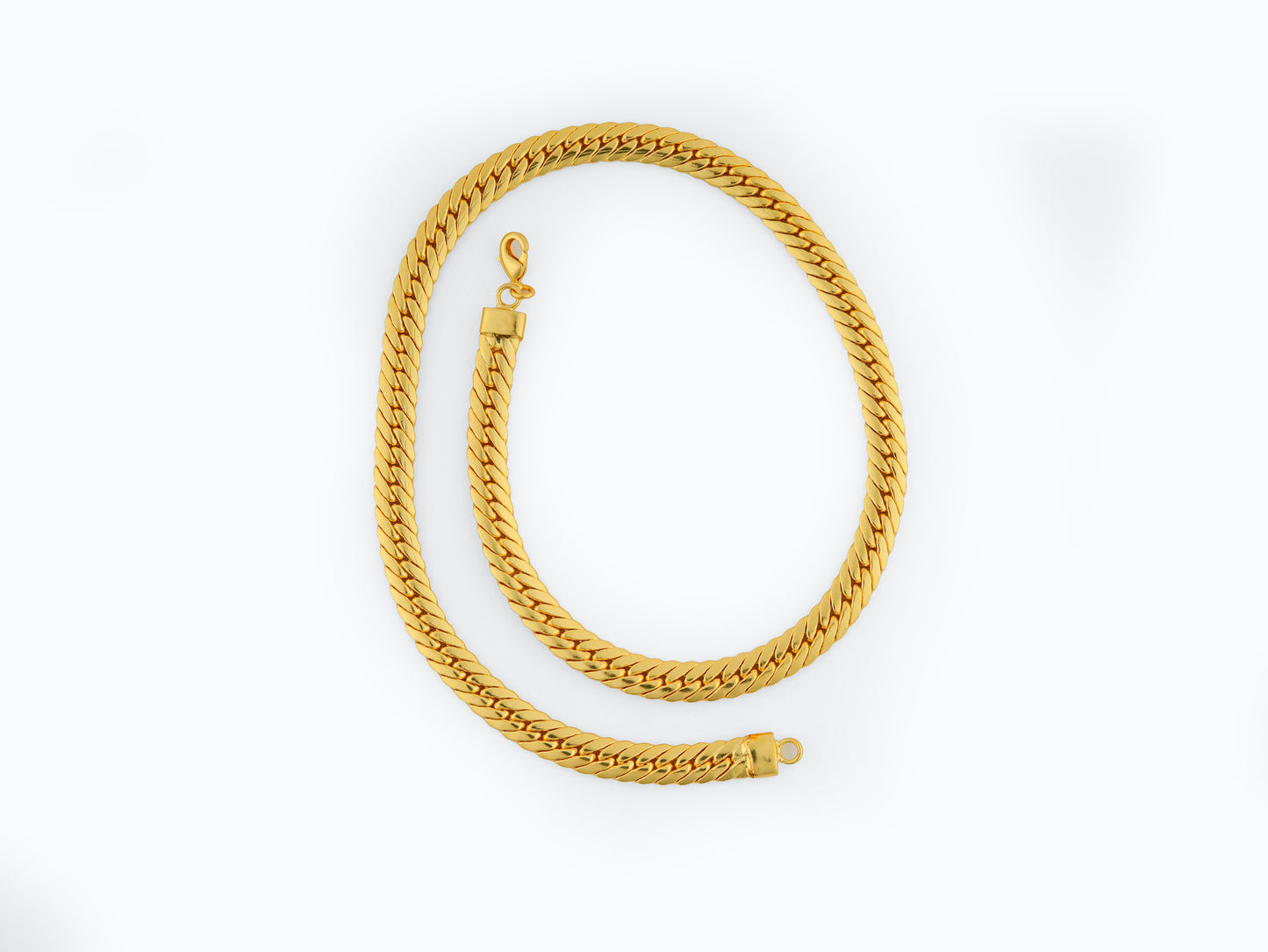 Gold Weave Luxe Chain Necklace