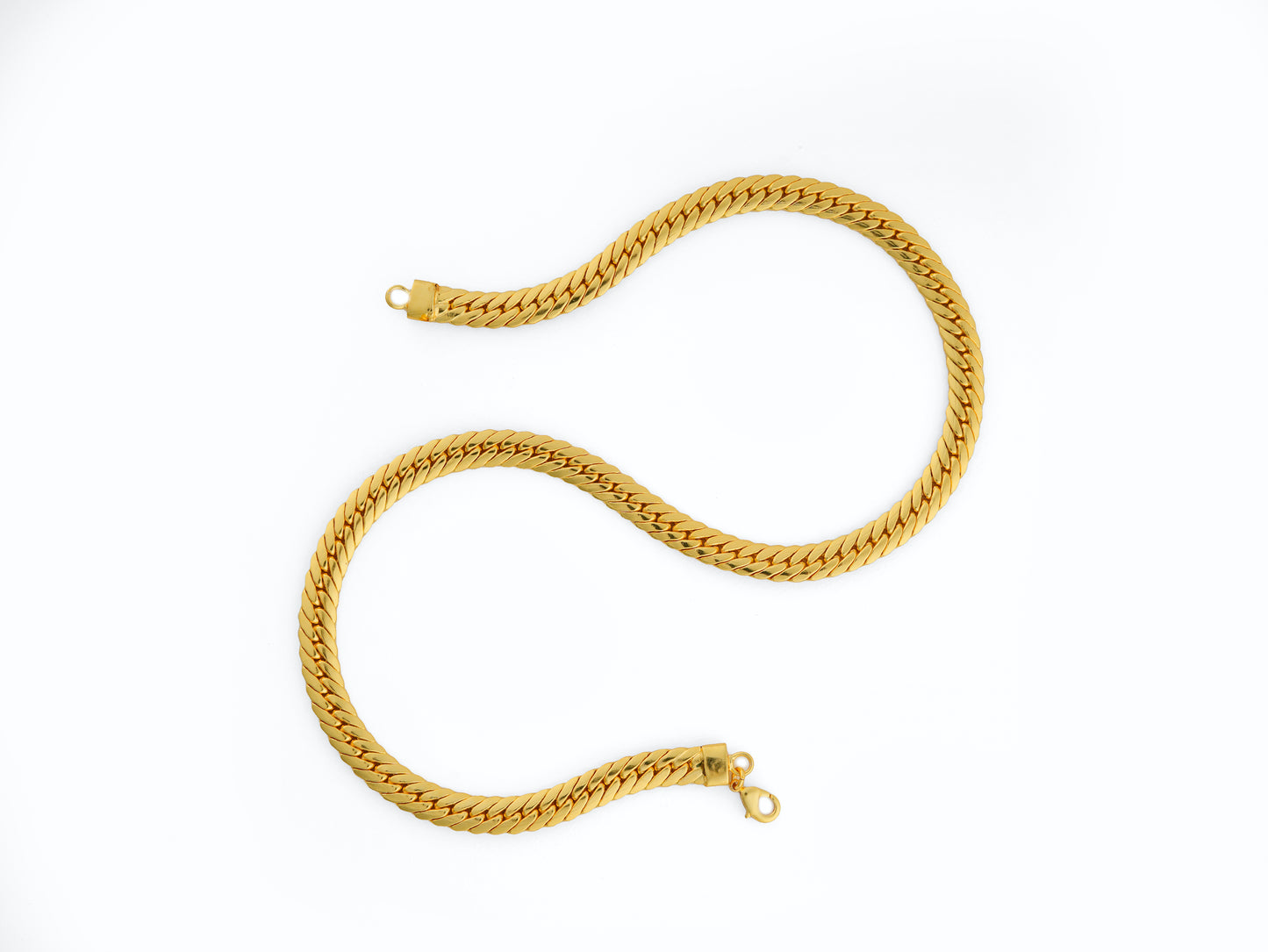 Gold Weave Luxe Chain Necklace