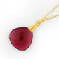 Ruby Drop Necklace