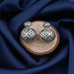 Timeless Jali Circle Silver Studs