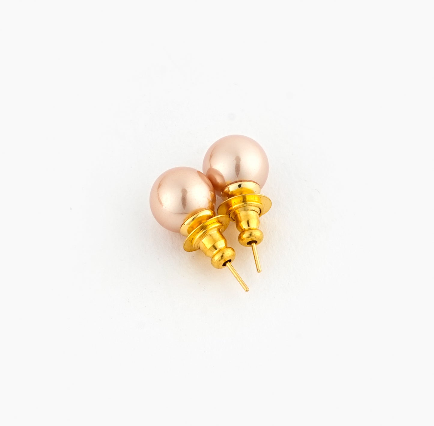 Peach Pearl Studs