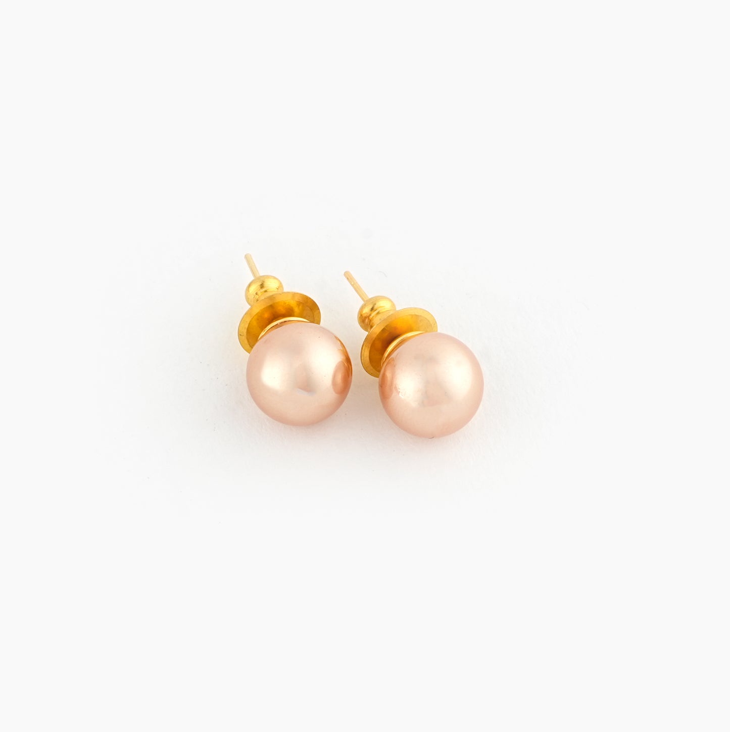 Peach Pearl Studs