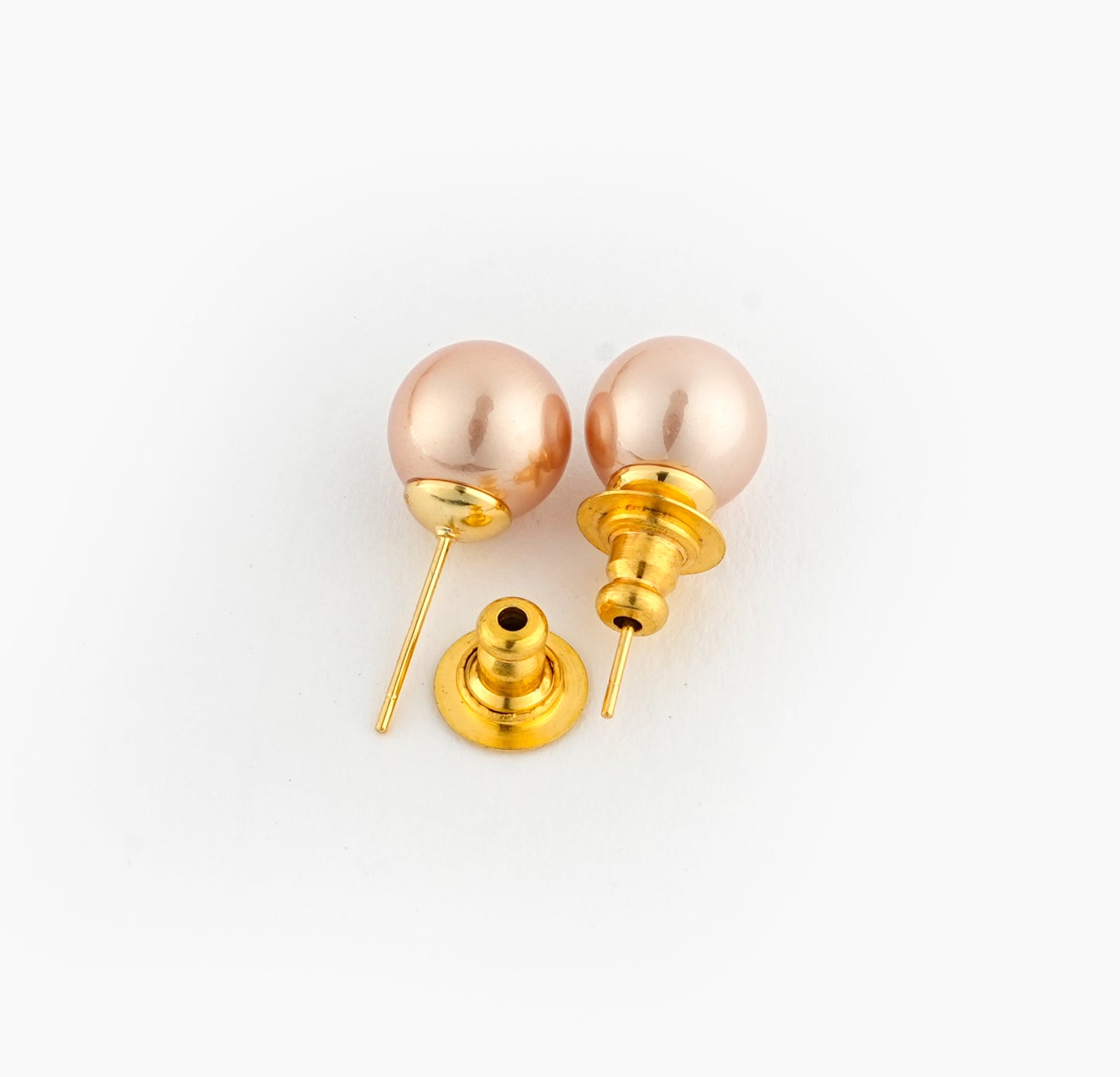 Peach Pearl Studs