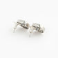 Silver MOP Square Studs