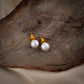 White Pearl Studs