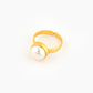 Classic Pearl Ring (Gold-Plated)