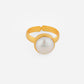 Classic Pearl Ring (Gold-Plated)