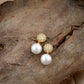 Gold Plated Pearl Drop Earrings