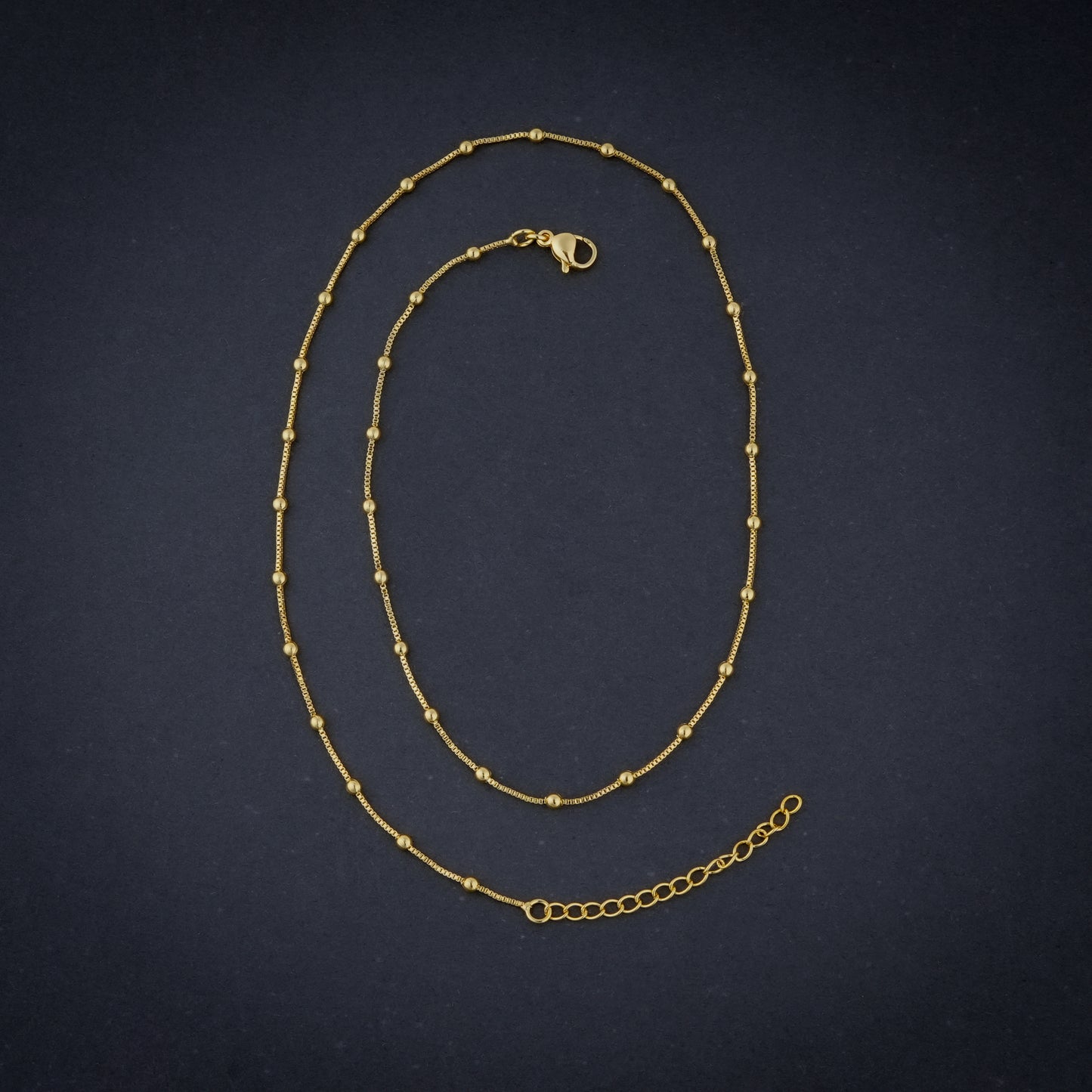 Gold-plated Knotted Chain (Brass)