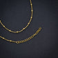 Gold-plated Knotted Chain (Brass)