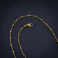 Gold-plated Knotted Chain (Brass)