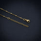 Gold-plated Knotted Chain (Brass)