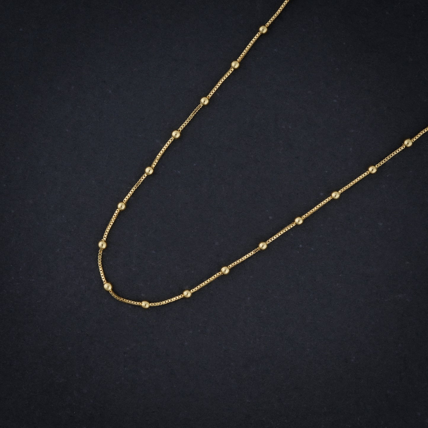 Gold-plated Knotted Chain (Brass)