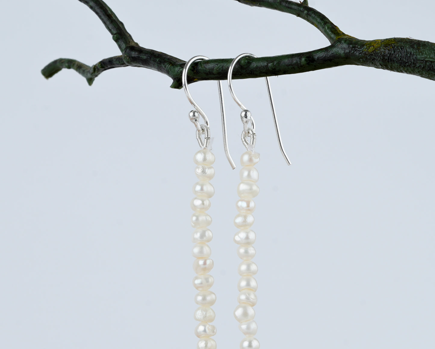 Pearl Carnelian Danglers