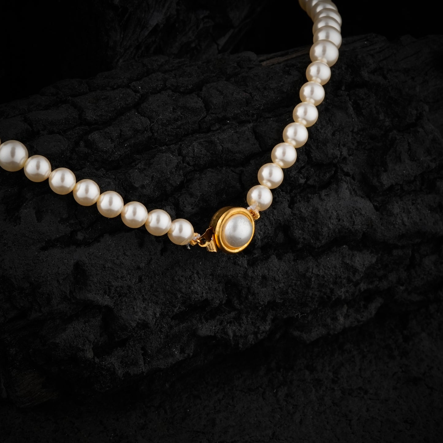 Graduated Swarovski Pearls Necklace