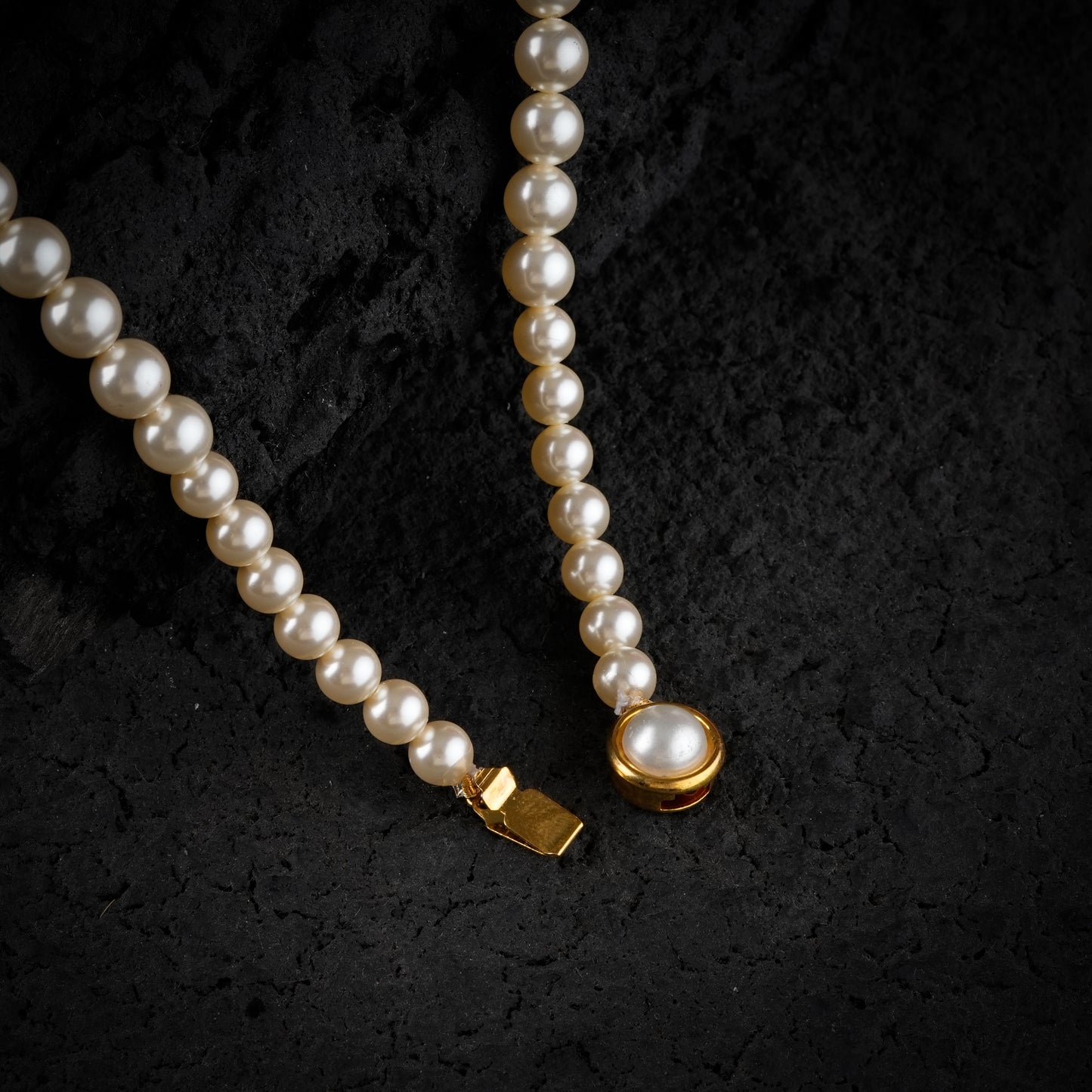 Graduated Swarovski Pearls Necklace