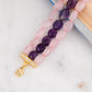 Rose Quartz And Amethyst Healing Bracelet