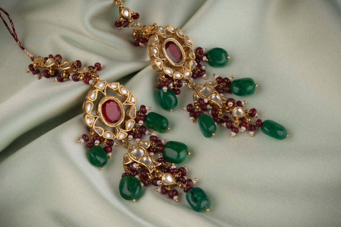 Ethnic Kundan Gold-Plated Silver Necklace