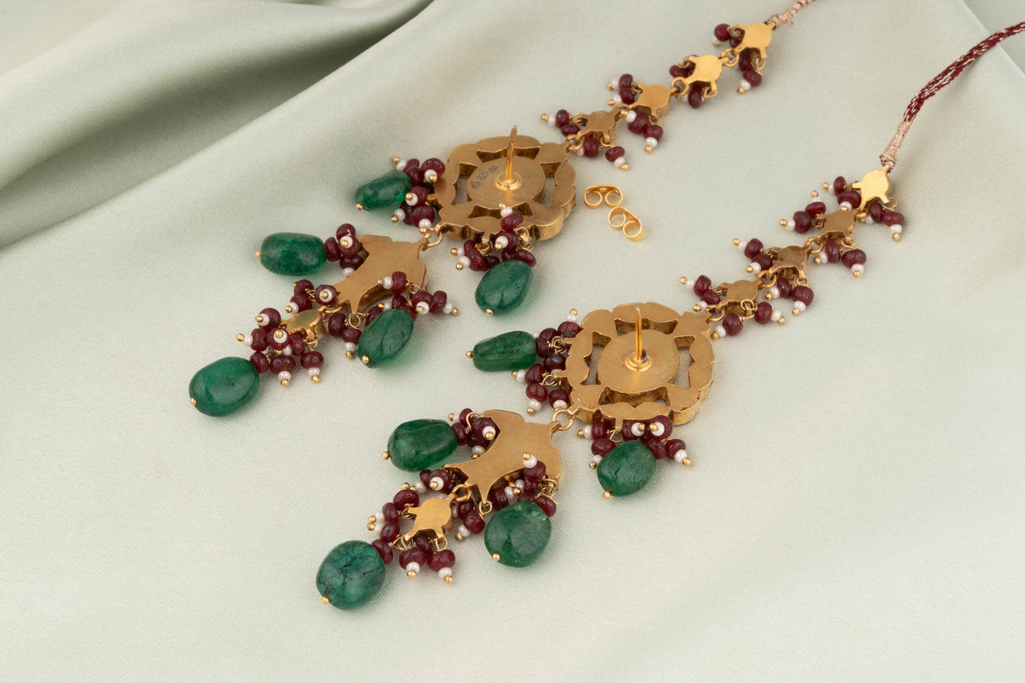 Ethnic Kundan Gold-Plated Silver Necklace
