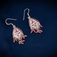 Hand Painted Kali Gulab Enamel Silver Necklace Set