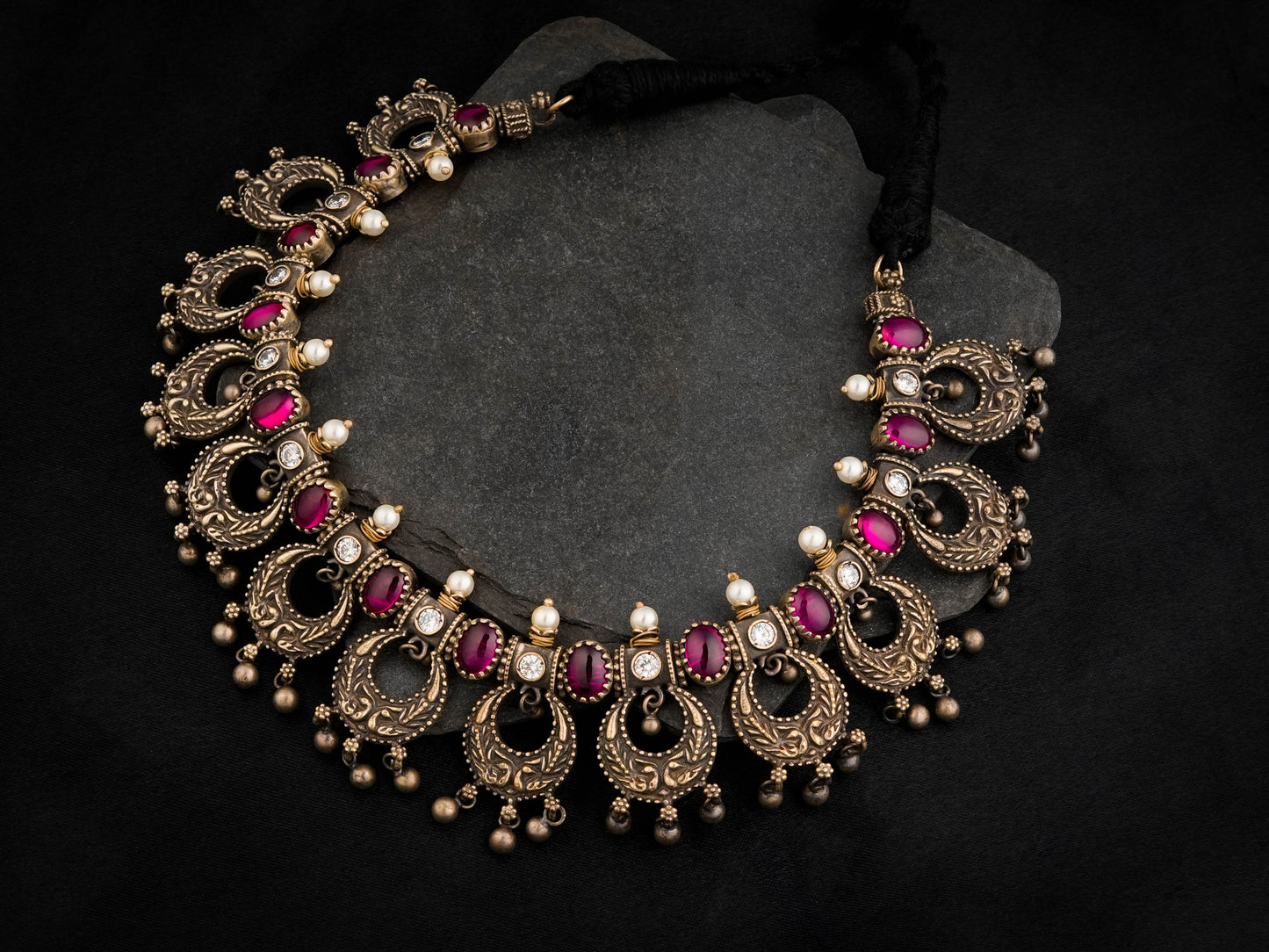 South Indian Chandrika Temple Jewellery Set