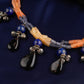 Silver Multi-stone Smoky Drops Designer Necklace