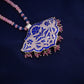 Hand Painted Mehraab Enamel Silver Necklace Set